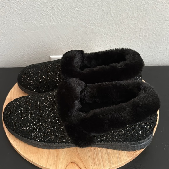 Skechers Cozy Lite Sparkle Knit Slippers - Sweet Walk - Picture 3 of 7